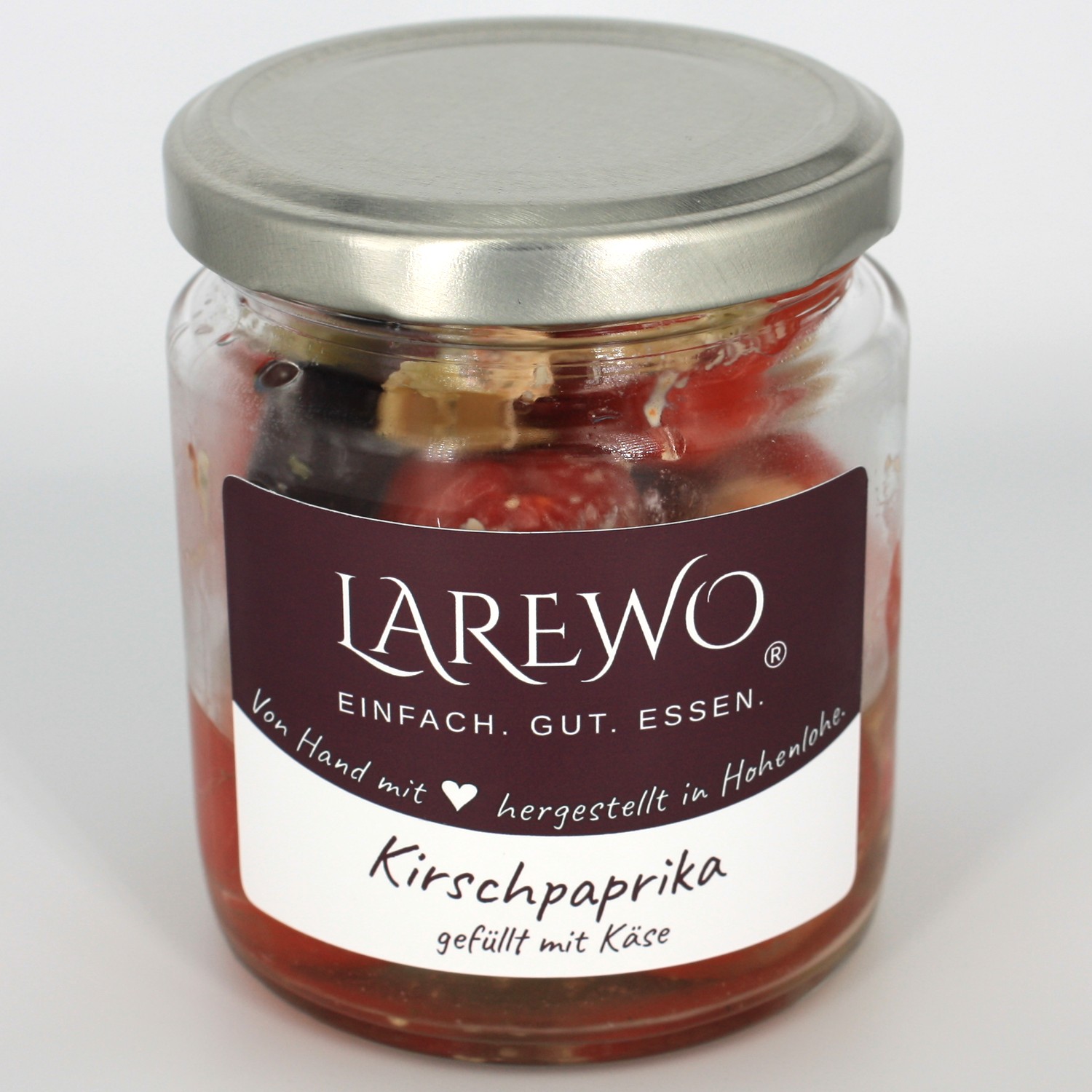 Kirschpaprika gefüllt mit Käse 150 g