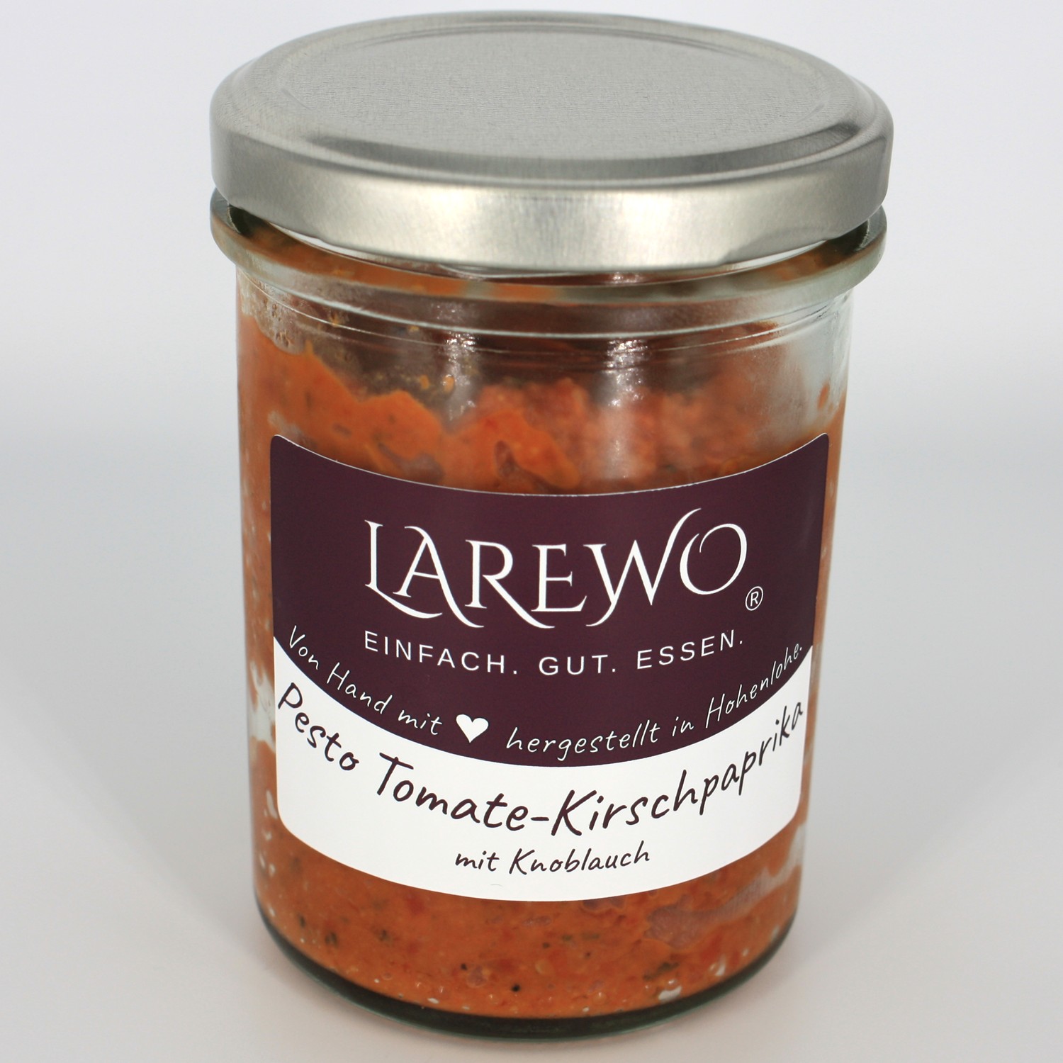 Pesto Tomate Kirschpaprika mit Knoblauch 150 g